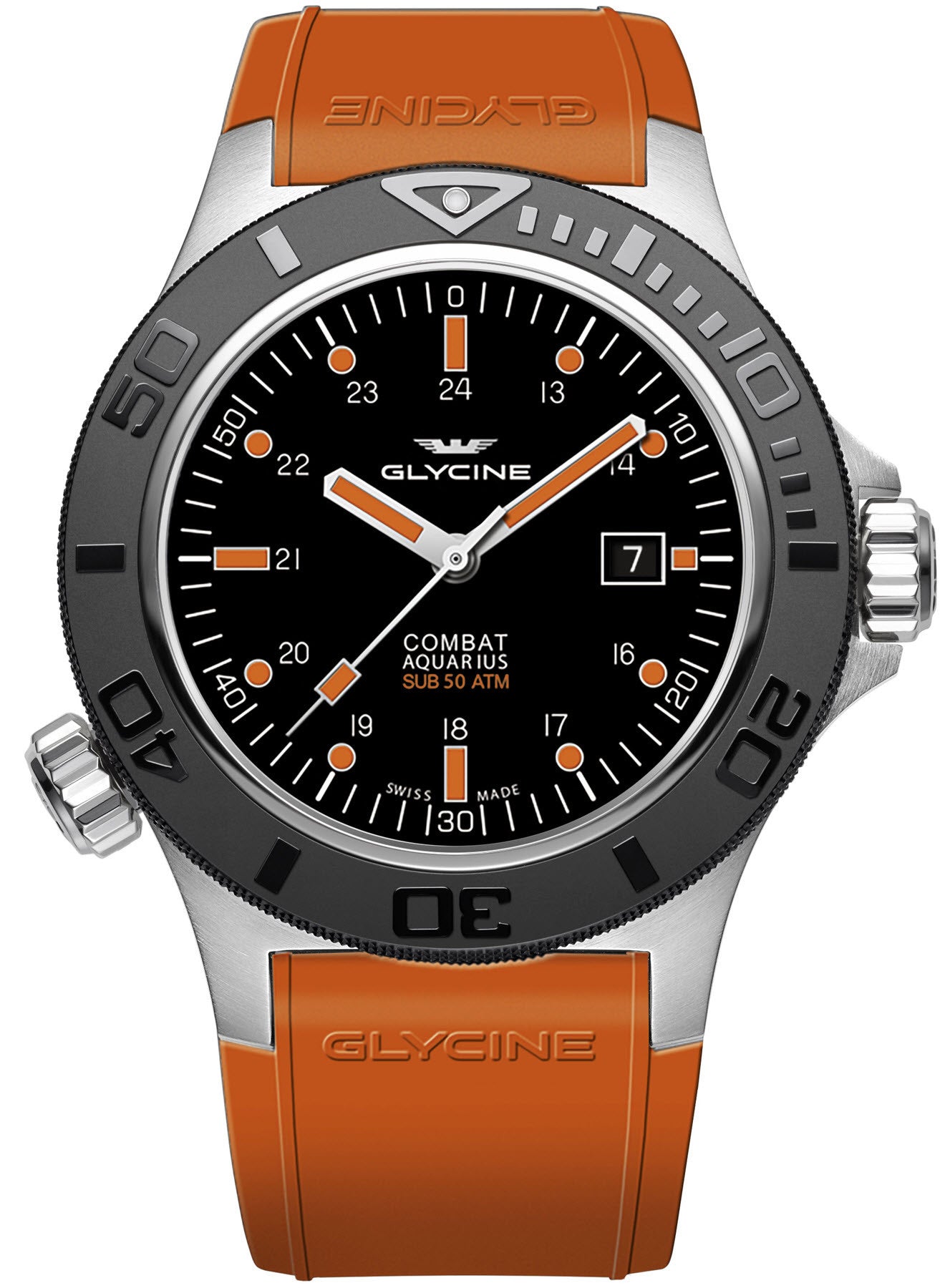 Glycine Watch Combat Sub Aquarius GL0040 Watch Jura Watches