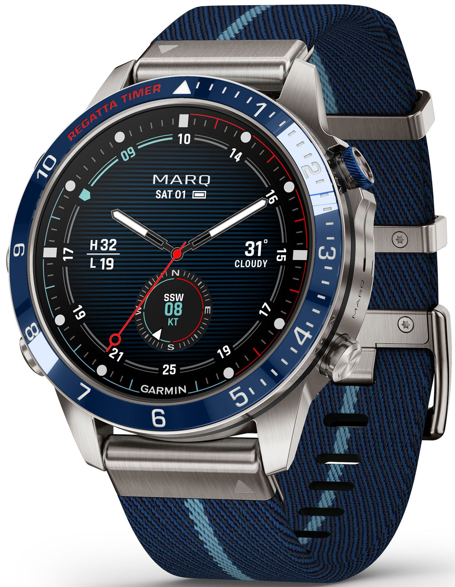 Photos - Smartwatches Garmin MARQ II Watch Captain GMN-342 