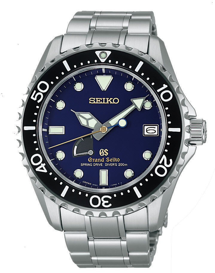 Grand Seiko Watch Spring Drive Diver Blue Limited Edition D SBGA071 ...