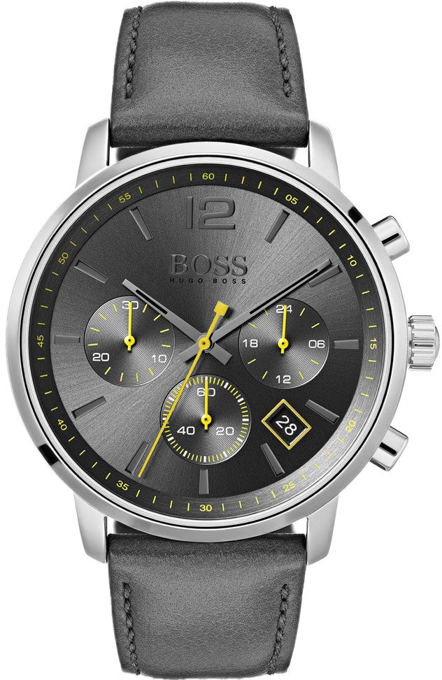 Photos - Wrist Watch Hugo Boss Watch Attitude Mens D - Black HBS-368 