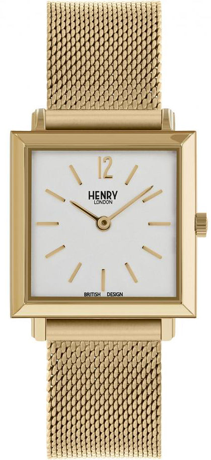 Photos - Wrist Watch Henry London Watch Heritage Square Ladies D HNR-133 