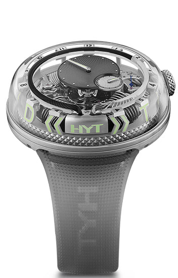 HYT Watches H2.0 Time Is Fluid Silver Limited Edition