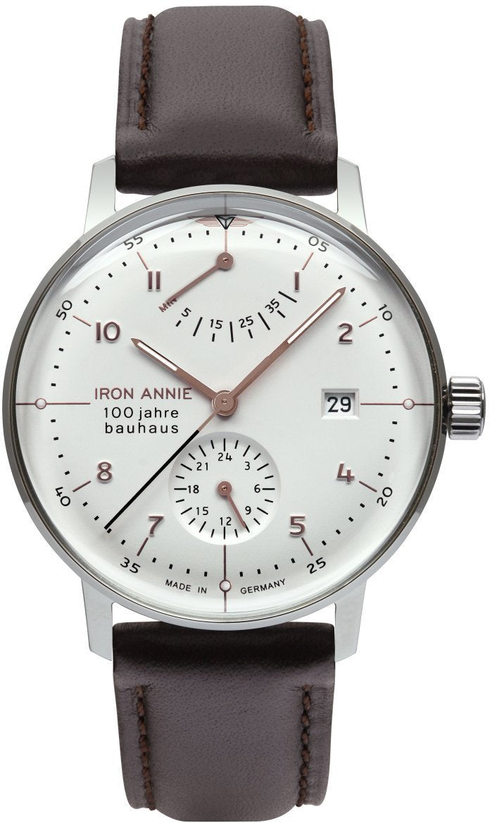 Photos - Wrist Watch Iron Annie Watch Bauhaus Mens - White IRN-243 