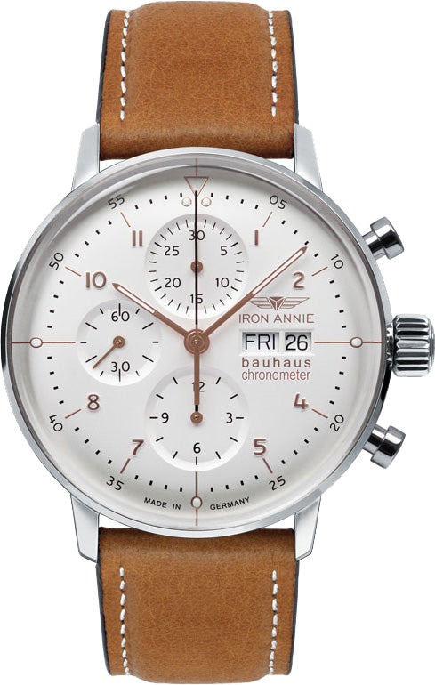 Photos - Wrist Watch Iron Annie Watch Bauhaus Mens - Silver IRN-276 