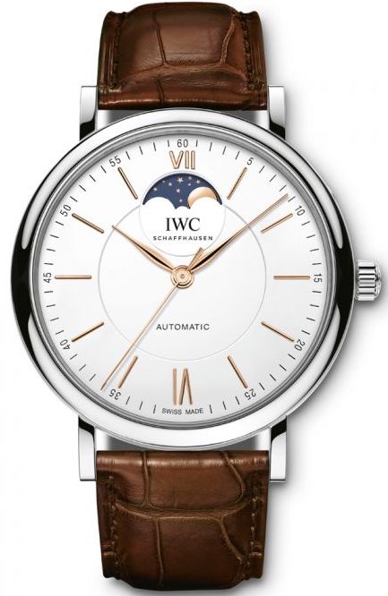 Photos - Wrist Watch IWC Portofino Automatic Moon Phase - Silver -120 