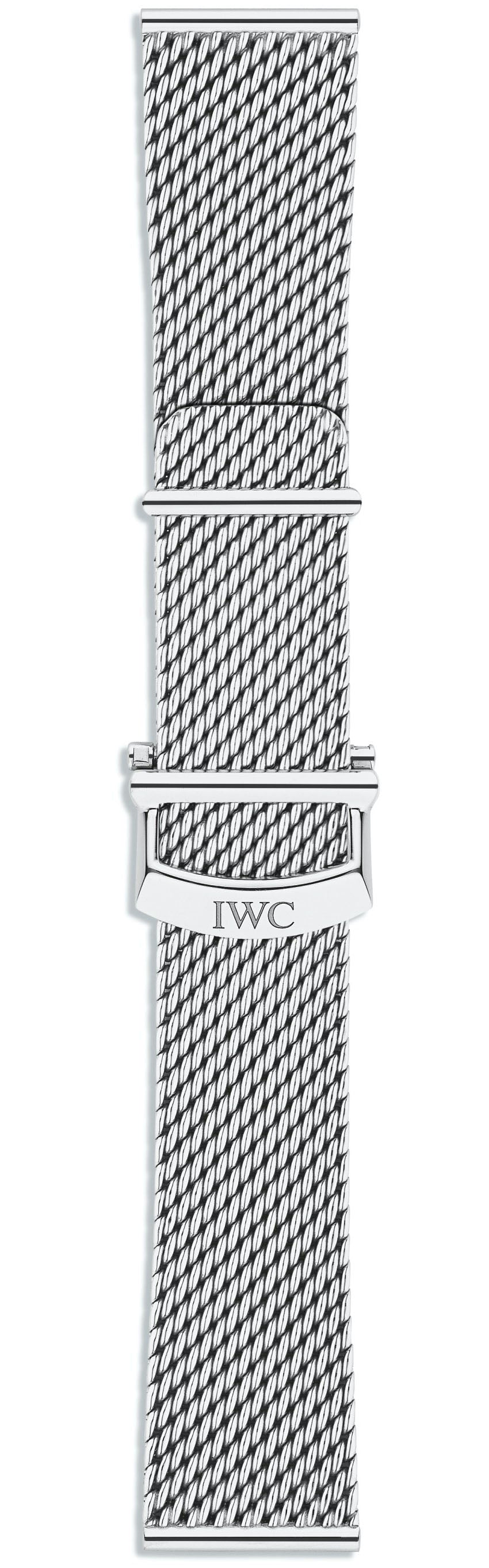 Photos - Watch Strap IWC Strap Bracelet Milanese Steel With Clasp XS - Silver -S-103 
