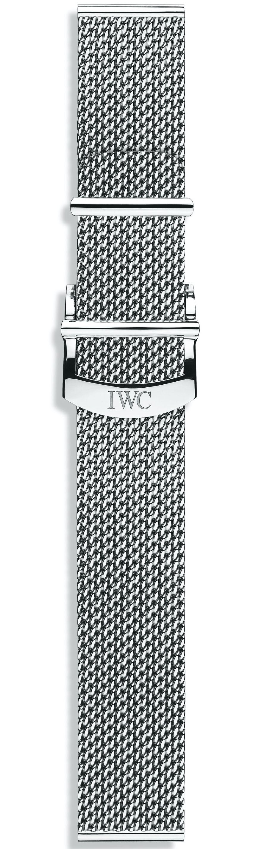 Photos - Watch Strap IWC Strap Bracelet Milanaise Steel With Clasp XS - Silver -S-106 