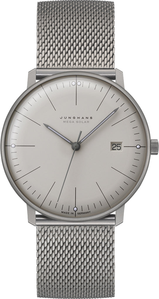 Photos - Wrist Watch Junghans Max Bill Mega Solar - Grey JGH-339 