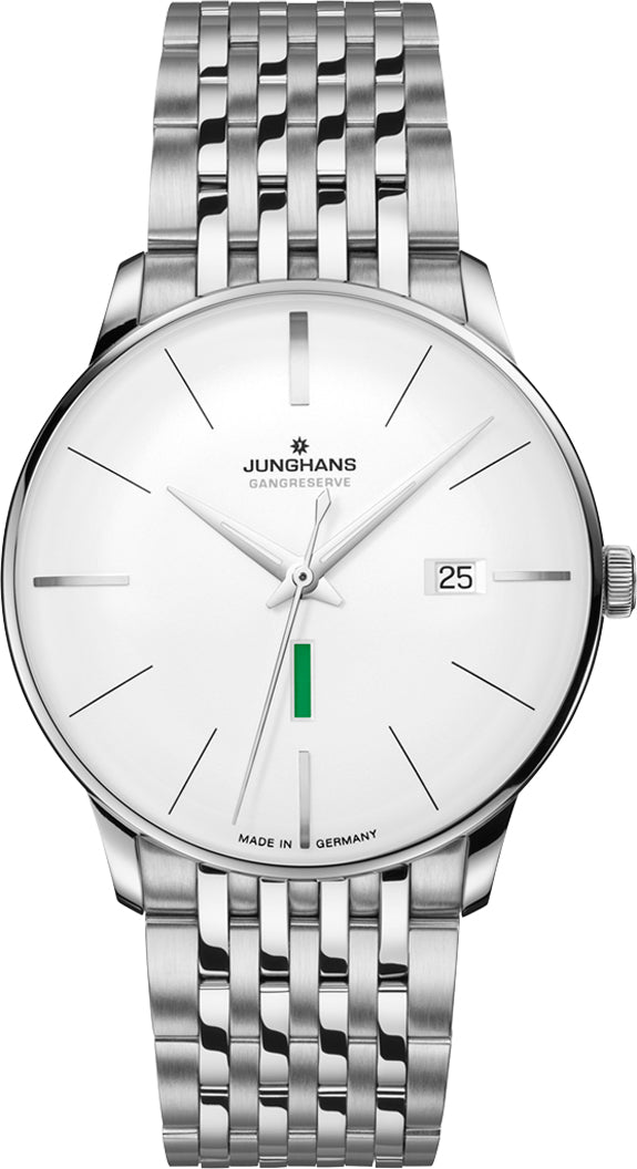 Photos - Wrist Watch Junghans Watch Meister Gangreserve Limited Edition 160 - Silver JGH-351 