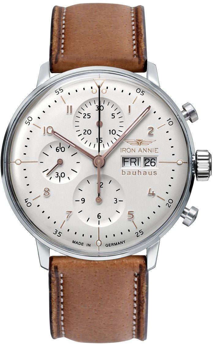 Photos - Wrist Watch Iron Annie Watch Bauhaus Mens - Silver IRN-197 