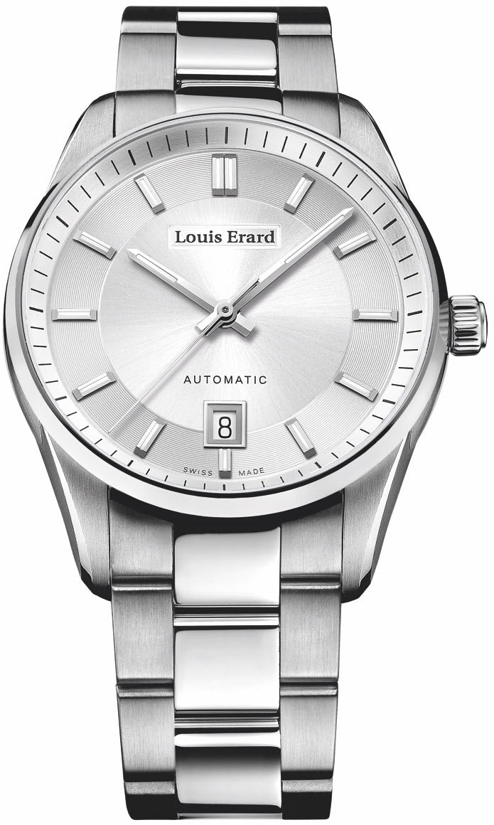 Louis Erard Heritage Collection Swiss Quartz Grey Dial