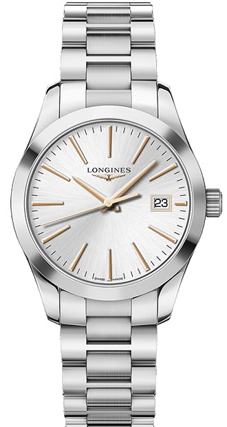 Photos - Wrist Watch Longines Watch Conquest Classic Ladies - Silver LNG-1317 