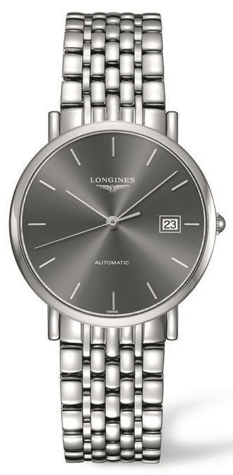 Photos - Wrist Watch Longines Watch Elegant Collection Mens - Grey LNG-803 