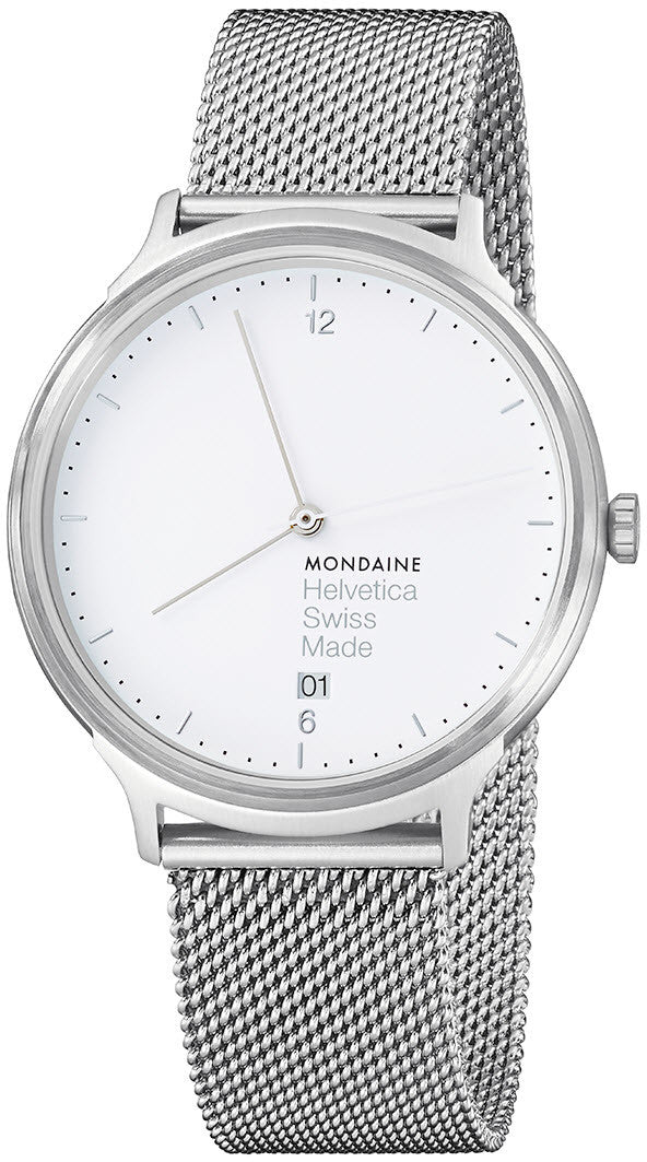 Mondaine Watch Helvetica No1 Light 38 D MH1.L2210.SM Watch | Jura Watches