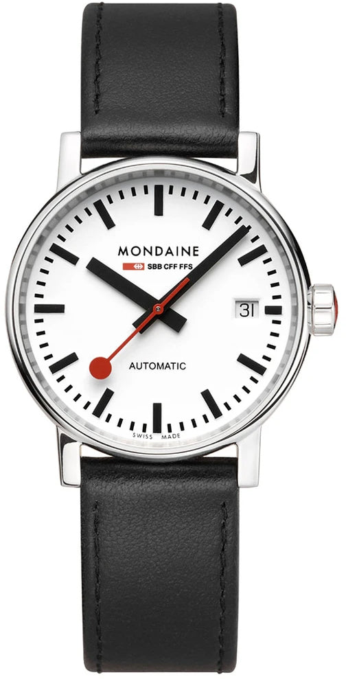 Photos - Wrist Watch Mondaine Watch Evo2 35 Automatic D - White MD-361 