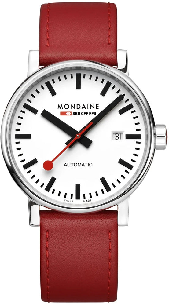 Photos - Wrist Watch Mondaine Watch Evo2 40 Automatic - White MD-365 