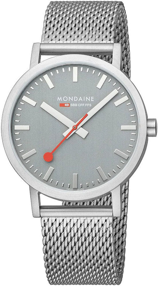 Mondaine Classic Good Grey Special Edition A6603036080sbj Watch Jura Watches