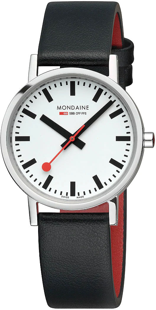Photos - Wrist Watch Mondaine Watch Classic White - White MD-414 