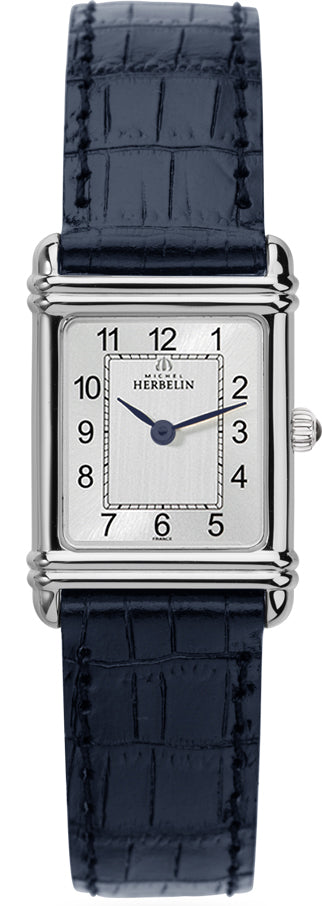 Photos - Wrist Watch Herbelin Watch Art Deco Ladies - Silver MHB-004 