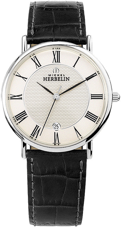 Photos - Wrist Watch Michel Herbelin Herbelin Watch Classiques Mens - White MHB-011 