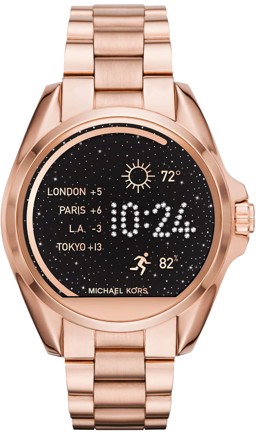 Michael Kors Watch Access Bradshaw Rose Gold Tone Smartwatch