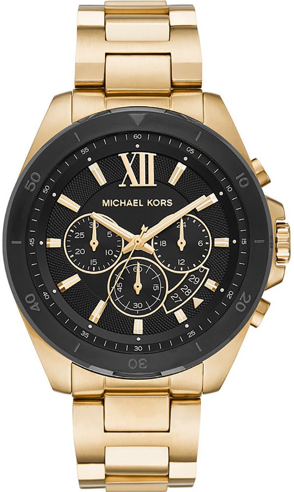 Photos - Wrist Watch Michael Kors Watch Brecken Mens - Black MKR-324 