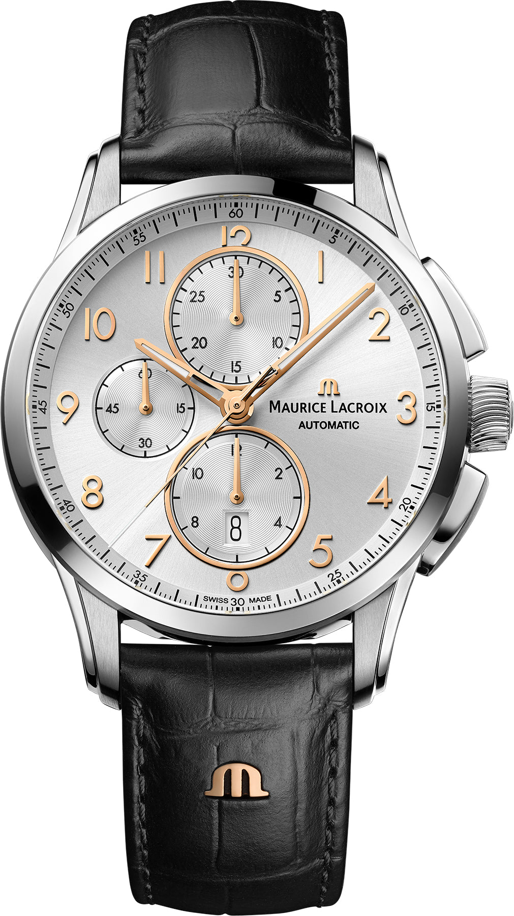 Photos - Wrist Watch Maurice Lacroix Watch Pontos Chronograph Date Mens ML-1630 