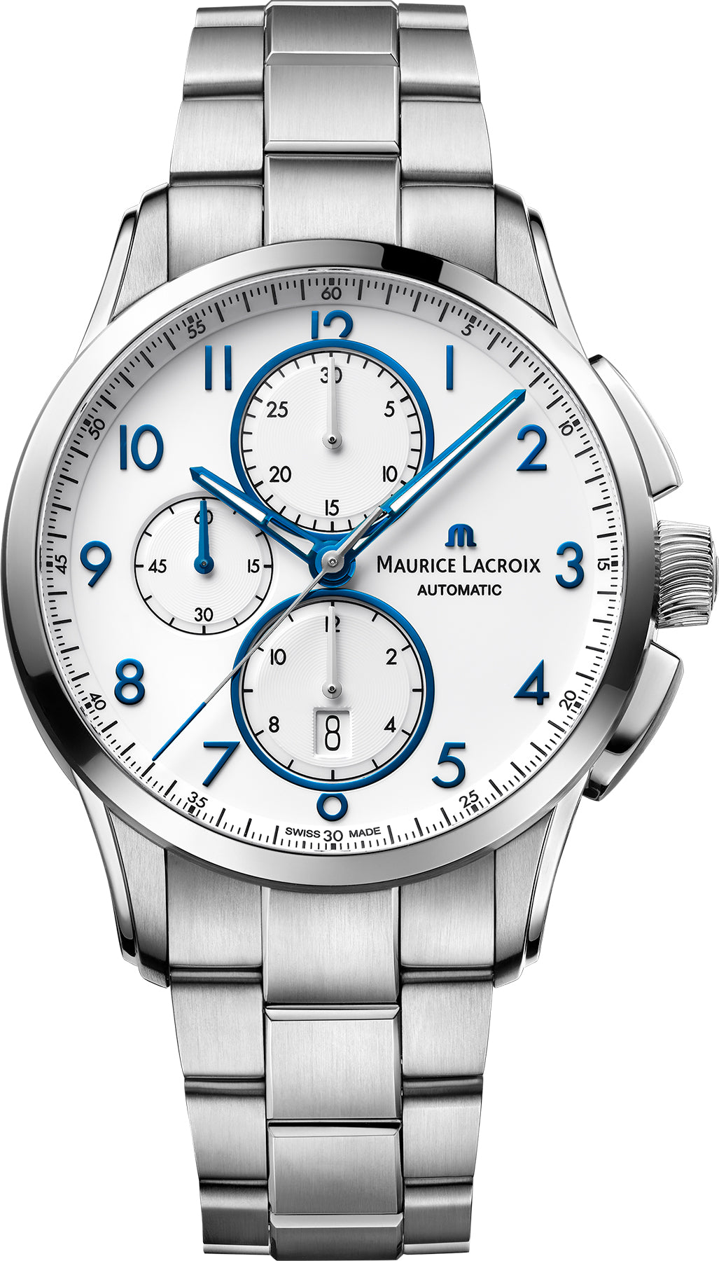 Photos - Wrist Watch Maurice Lacroix Watch Pontos Chronograph Date Mens ML-1631 