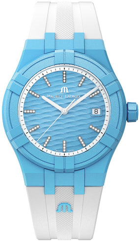 Maurice Lacroix Watch Aikon Quartz TIDE Light Blue