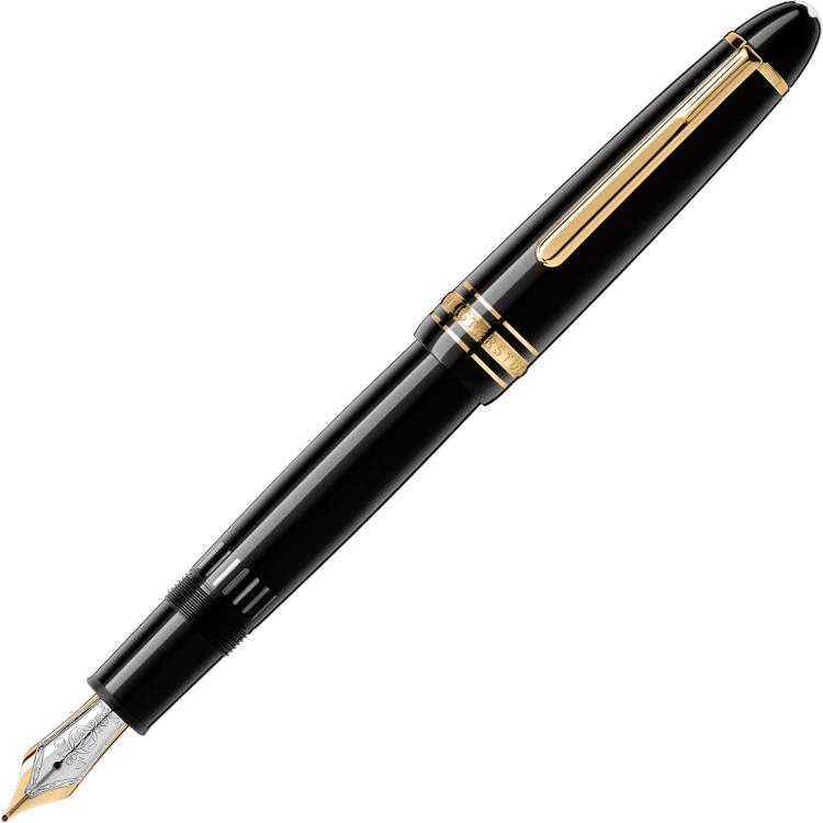 Montblanc Writing Instrument Meisterstuck Gold Coated LeGrand Fountain Pen | Silver