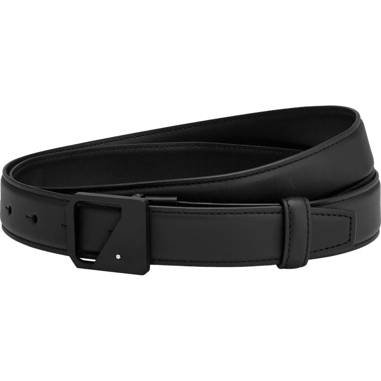 Montblanc Belt Frame Matt Black PVD Plate Buckle Black 123903 Belts ...