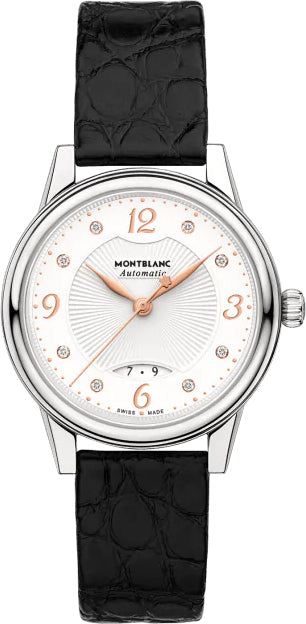 Photos - Wrist Watch Mont Blanc Montblanc Watch Boheme Automatic Date - Silver MNTB-004 