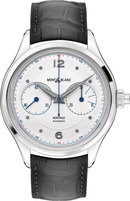 Photos - Wrist Watch Mont Blanc Montblanc Watch Heritage Monopusher Chronograph D MNTB-014 