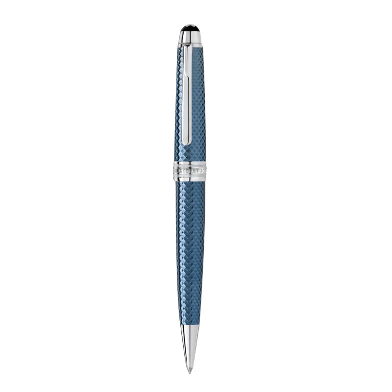 Montblanc  Writing Instrument Meisterstuck Glacier Solitaire Ballpoint Pen - Blue