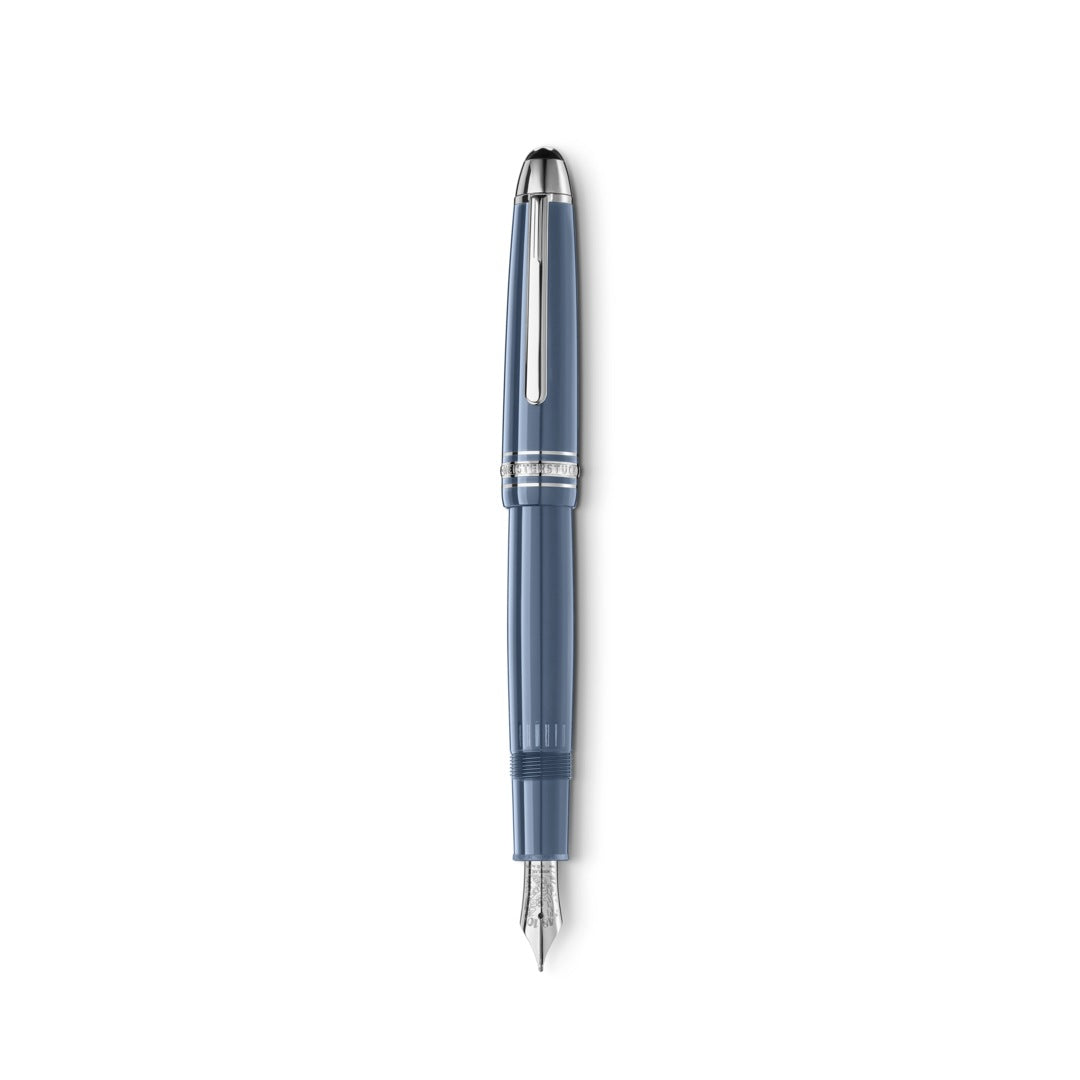 Montblanc  Writing Instrument Meisterstuck Glacier LeGrand Fountain Pen F - Blue