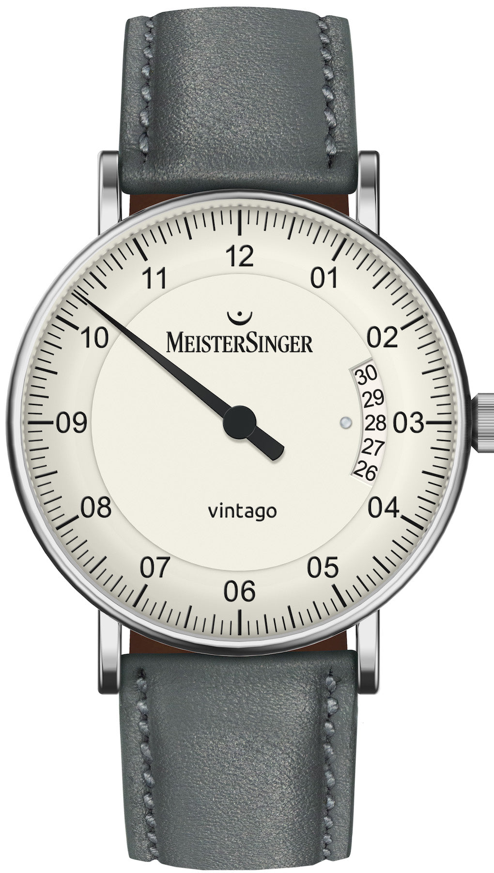 Photos - Wrist Watch MeisterSinger Watch Vintago - Silver MS-298 