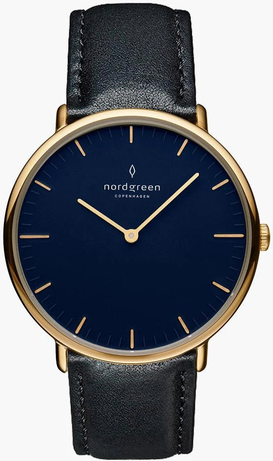 Photos - Wrist Watch nordgreen Watch Native - Blue NDG-201 
