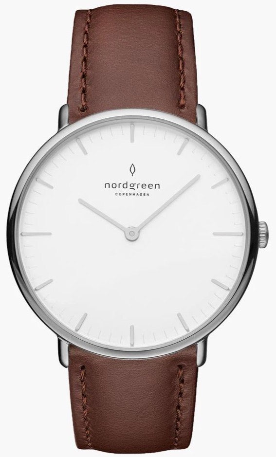 Photos - Wrist Watch nordgreen Watch Native - White NDG-223 