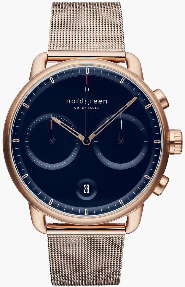 Photos - Wrist Watch nordgreen Watch Pioneer - Blue NDG-487 