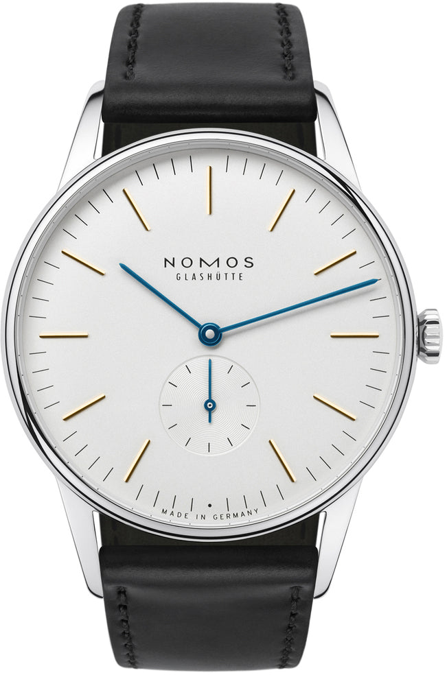 Nomos Glashutte Watch Orion 38 Steel Back