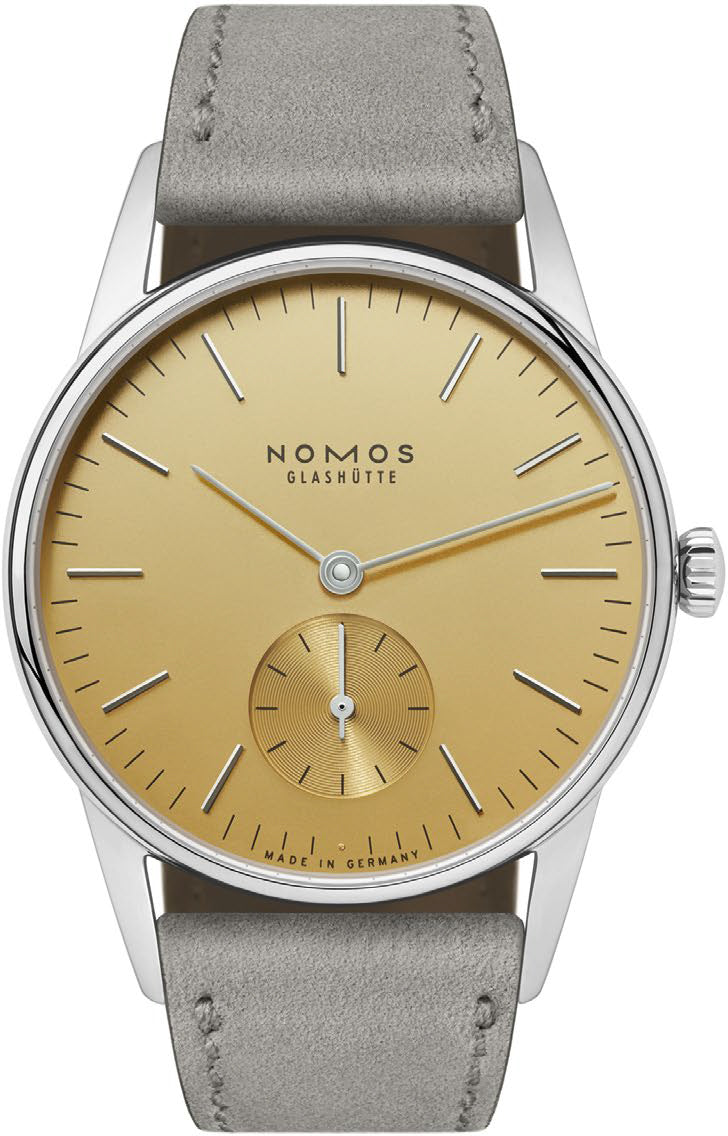 Photos - Wrist Watch Glashutte Nomos  Watch Orion 33 Gold Sapphire Glass - Gold NMS-271 