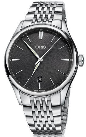Photos - Wrist Watch Oris Watch Artelier Date Bracelet - Option1 Value Grey OR-1259 