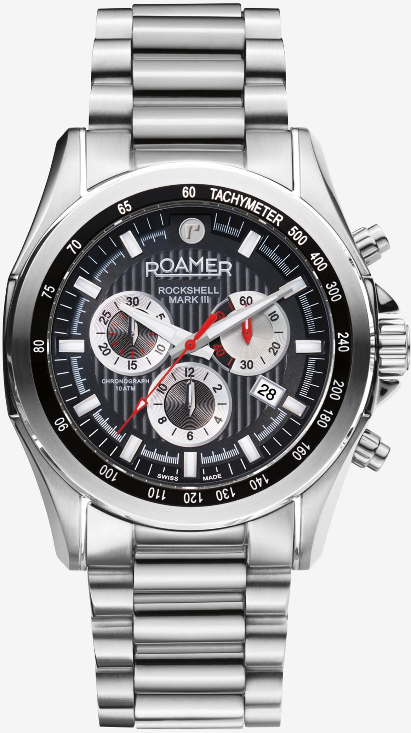 Roamer Rockshell Mark III Chrono 220837 41 55 20 Watch | Jura Watches