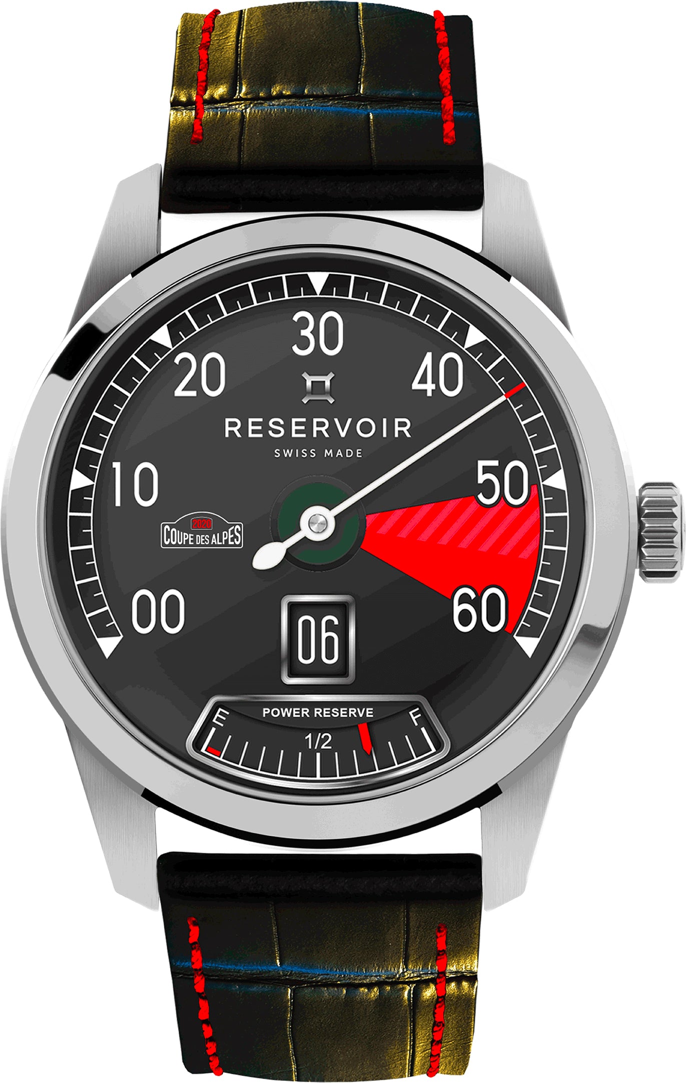 Photos - Wrist Watch Reservoir Watch Supercharged Coupe des Alpes Limited Edition - Black RSV-0