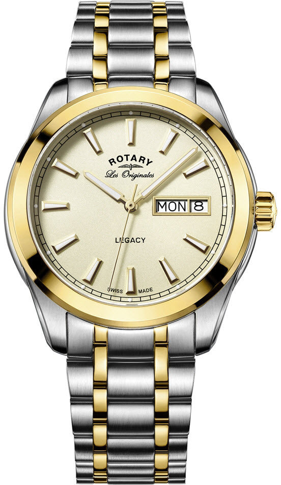 Rotary Ultra Slim Grey Dial Gold Plated Stainless Steel Watch - Bellagio  Jewellers