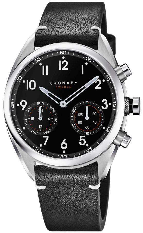 Photos - Wrist Watch Kronaby Watch Apex Smartwatch - Black KRB-064 