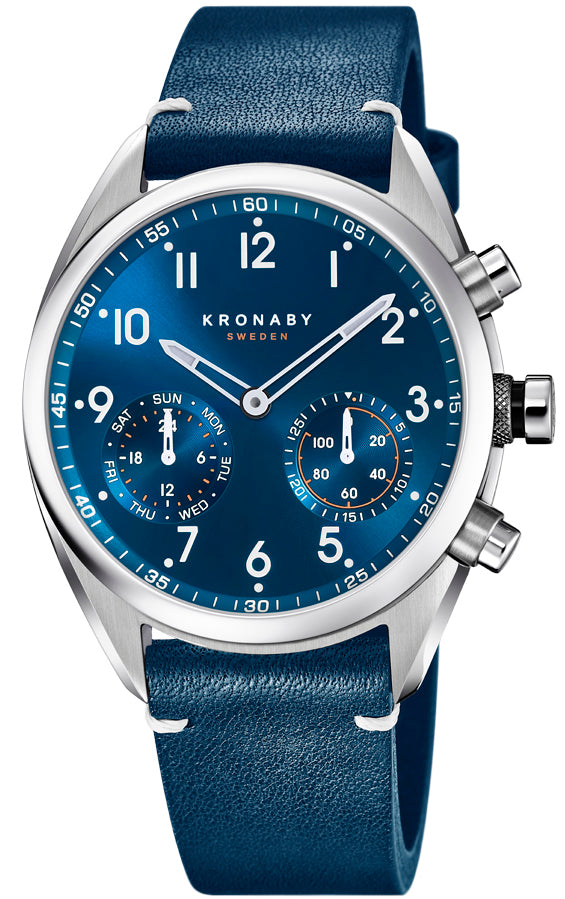 Photos - Wrist Watch Kronaby Watch Apex Smartwatch - Blue KRB-065 