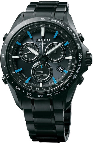 Seiko Astron Watch GPS Solar Chronograph Blue D SSE013 Watch | Jura Watches