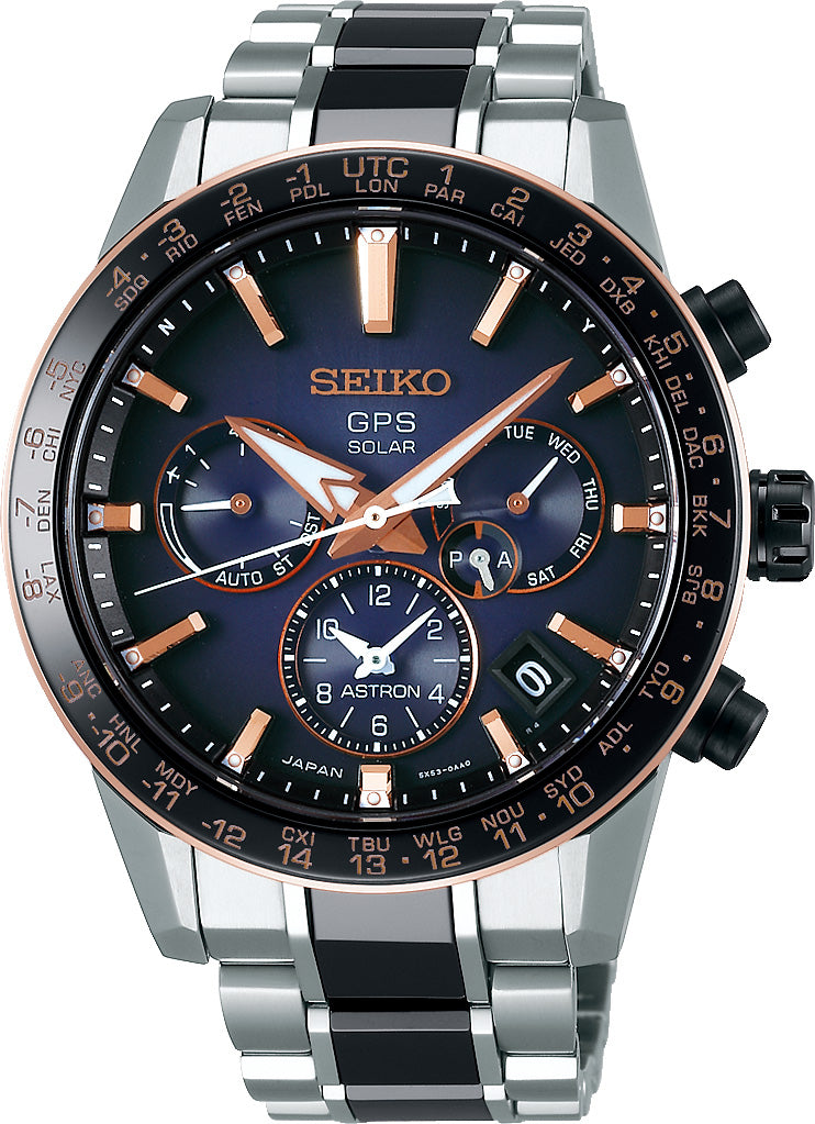 Seiko Astron Watch Caliber 5X Solar GPS Mens Limited Edition SSH007J1 Watch  | Jura Watches
