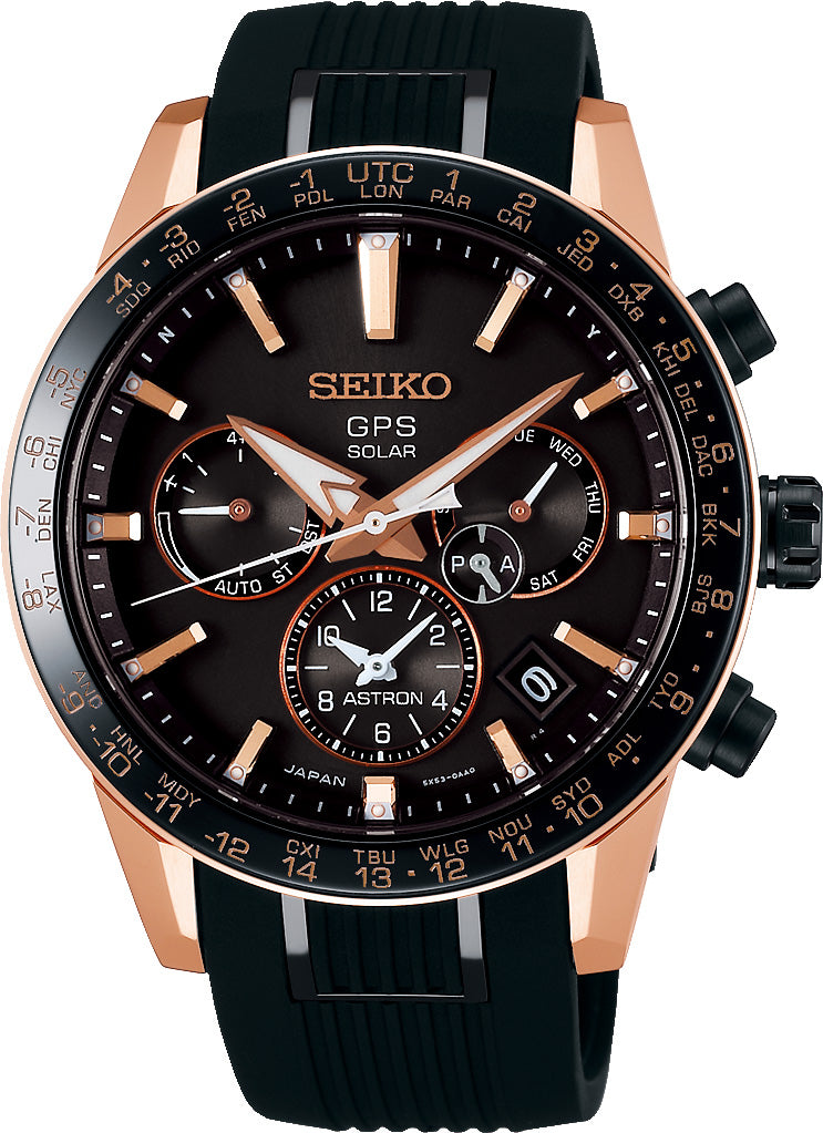 Seiko Astron Watch Caliber 5X Solar GPS Mens SSH006J1 Watch | Jura Watches